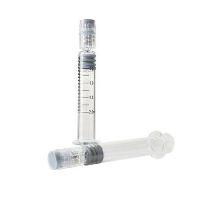 Leere Luer Lock Glasspritzen mit Metall- oder Kunststoff-Plunger für kosmetische Öle