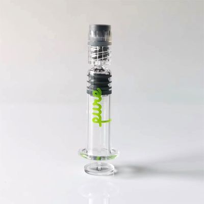 CBD Öl Glasspritze Luer Lock THC Öl Spritze 1 ml Leere Luer Kappe Glasspritze