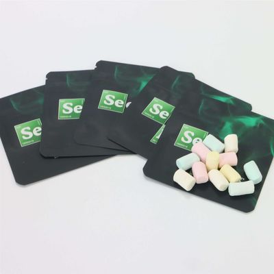Kindersichere Mylar-Weed-Verpackung mit individuellem Logo und kindersicheren Reißverschluss