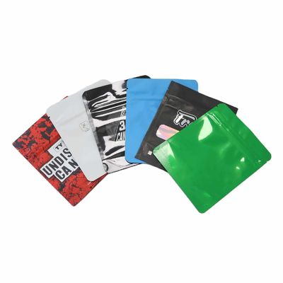 Kindersichere Mylar-Taschen 3.5 mit meinem Logo Holographisch gedruckt