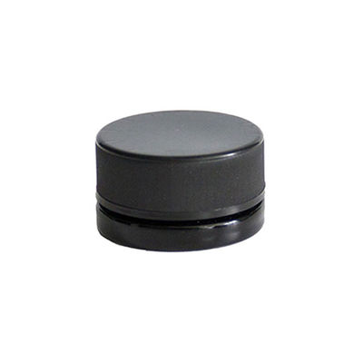9 ml kindersichere Konzentratglasgefäße Dicke Wand Kleines schwarzes Glas mit schwarzer Kappe