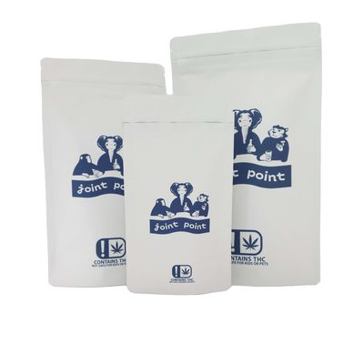 Lebensmittelqualität 28g 1lb Mylar Weed Verpackungstüten für 3,5g 7g 14g Kekse Blume