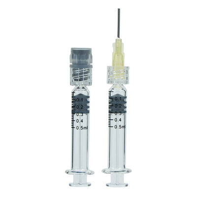 0.5 ml Luer Slip Luer Lock Borosilikat Glasspritzen für CBD Öl