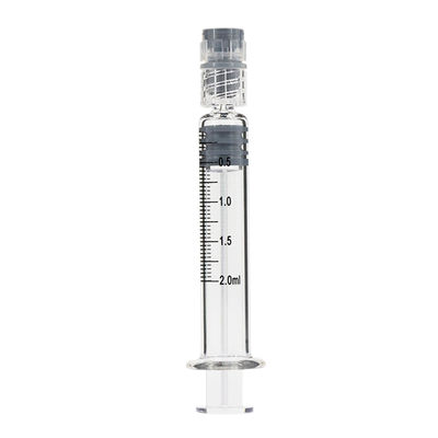 2 ml Luer Lock vorfüllbare Borosilikatglasspritzen für ätherisches Öl