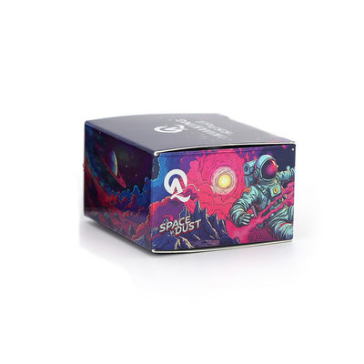 Individuelle UV-Folien-Faltpapier-Verpackung Luxus-Muster Konzentrat Glasbehälter Boxen