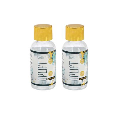 1 Unze 30 ml geruchsdicht, luftdicht, klar, rund, Glasflasche mit schwarzem Schraubdeckel für ätherisches Öl, Flüssigkeit, Medizinflüssigkeit.