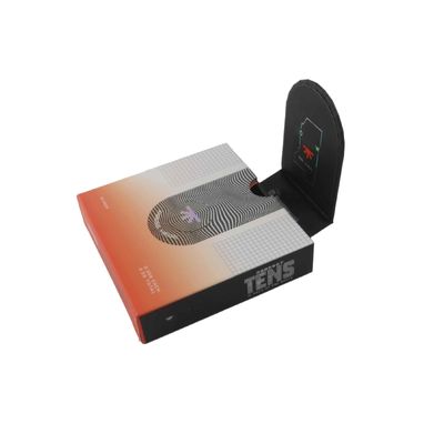 Kindersichere Flip-Top-Vorroll-Magnetschubladen aus Papier mit Klappen