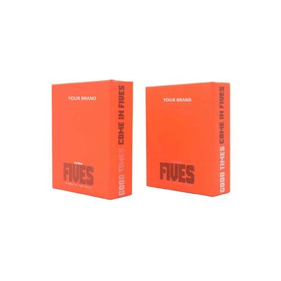 Geprägte Multipack-Prerolls-Joint-Papierbox-Verpackung mit Streichholzfach