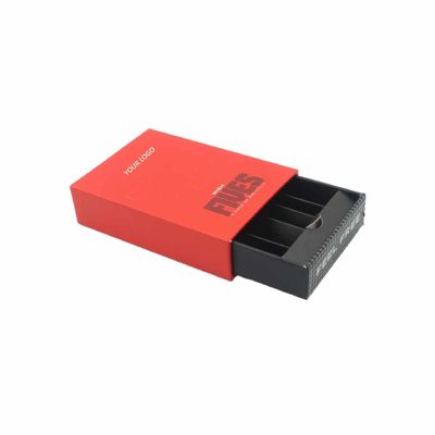 Geprägte Multipack-Prerolls-Joint-Papierbox-Verpackung mit Streichholzfach