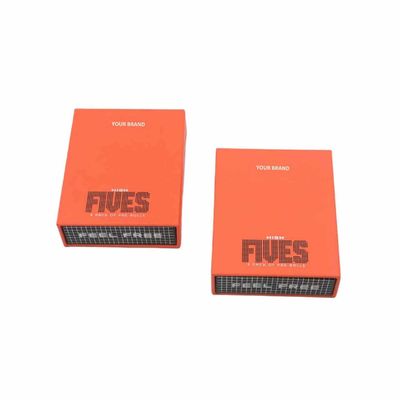 Kindersichere, benutzerdefinierte Streichholzschubladen-Papierbox für 5 Packungen Mini-Vorrollen